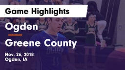 Ogden  vs Greene County Game Highlights - Nov. 26, 2018