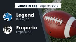 Recap: Legend  vs. Emporia  2019