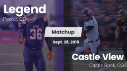Matchup: Legend  vs. Castle View  2019