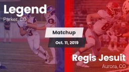 Matchup: Legend  vs. Regis Jesuit  2019