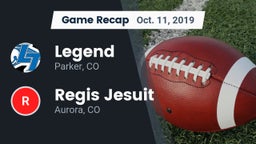 Recap: Legend  vs. Regis Jesuit  2019