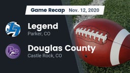 Recap: Legend  vs. Douglas County  2020