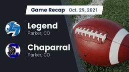 Recap: Legend  vs. Chaparral  2021