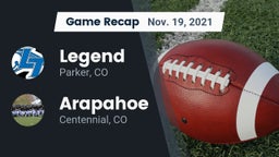 Recap: Legend  vs. Arapahoe  2021
