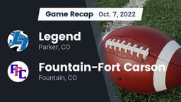 Recap: Legend  vs. Fountain-Fort Carson  2022