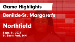 Benilde-St. Margaret's  vs Northfield  Game Highlights - Sept. 11, 2021
