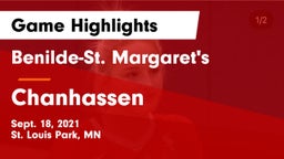 Benilde-St. Margaret's  vs Chanhassen  Game Highlights - Sept. 18, 2021