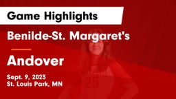 Benilde-St. Margaret's  vs Andover  Game Highlights - Sept. 9, 2023