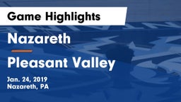 Nazareth  vs Pleasant Valley  Game Highlights - Jan. 24, 2019