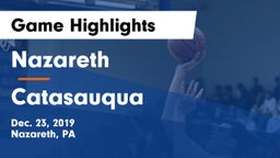 Nazareth  vs Catasauqua  Game Highlights - Dec. 23, 2019