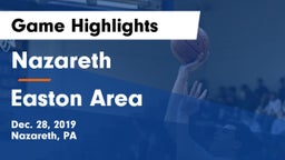 Nazareth  vs Easton Area  Game Highlights - Dec. 28, 2019