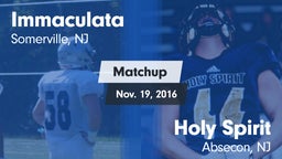 Matchup: Immaculata High vs. Holy Spirit  2016