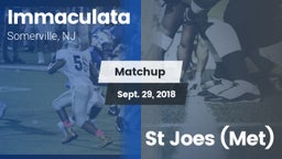 Matchup: Immaculata vs. St Joes (Met) 2018