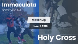Matchup: Immaculata vs. Holy Cross 2018