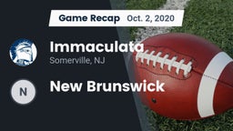 Recap: Immaculata  vs. New Brunswick 2020