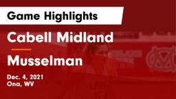 Cabell Midland  vs Musselman  Game Highlights - Dec. 4, 2021
