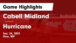Cabell Midland  vs Hurricane Game Highlights - Jan. 26, 2022