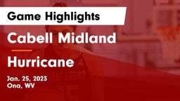 Cabell Midland  vs Hurricane  Game Highlights - Jan. 25, 2023
