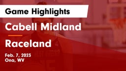 Cabell Midland  vs Raceland  Game Highlights - Feb. 7, 2023