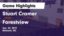 Stuart Cramer vs Forestview  Game Highlights - Jan. 22, 2019