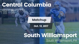 Matchup: Central Columbia vs. South Williamsport  2017