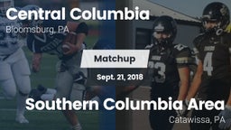 Matchup: Central Columbia vs. Southern Columbia Area  2018