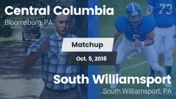 Matchup: Central Columbia vs. South Williamsport  2018