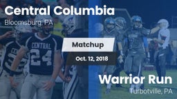Matchup: Central Columbia vs. Warrior Run  2018