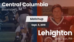 Matchup: Central Columbia vs. Lehighton  2019