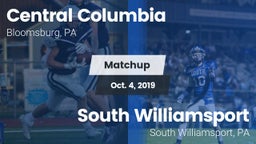 Matchup: Central Columbia vs. South Williamsport  2019