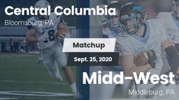 Matchup: Central Columbia vs. Midd-West  2020