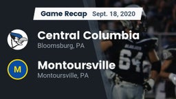 Recap: Central Columbia  vs. Montoursville  2020