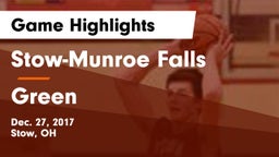 Stow-Munroe Falls  vs Green  Game Highlights - Dec. 27, 2017