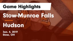 Stow-Munroe Falls  vs Hudson  Game Highlights - Jan. 4, 2019