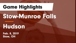 Stow-Munroe Falls  vs Hudson  Game Highlights - Feb. 8, 2019