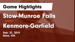 Stow-Munroe Falls  vs Kenmore-Garfield   Game Highlights - Feb. 27, 2019