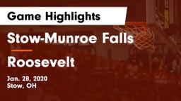 Stow-Munroe Falls  vs Roosevelt  Game Highlights - Jan. 28, 2020