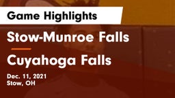 Stow-Munroe Falls  vs Cuyahoga Falls  Game Highlights - Dec. 11, 2021
