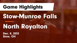 Stow-Munroe Falls  vs North Royalton  Game Highlights - Dec. 8, 2023