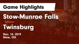 Stow-Munroe Falls  vs Twinsburg  Game Highlights - Dec. 14, 2019