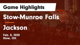 Stow-Munroe Falls  vs Jackson  Game Highlights - Feb. 8, 2020