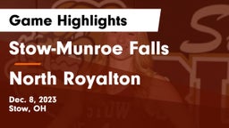 Stow-Munroe Falls  vs North Royalton  Game Highlights - Dec. 8, 2023
