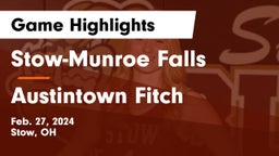 Stow-Munroe Falls  vs Austintown Fitch  Game Highlights - Feb. 27, 2024