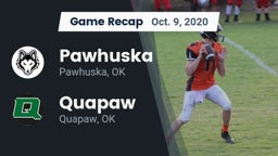 Recap: Pawhuska  vs. Quapaw  2020