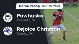 Recap: Pawhuska  vs. Rejoice Christian  2020