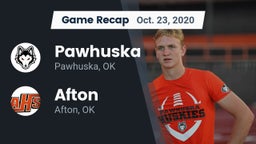Recap: Pawhuska  vs. Afton  2020
