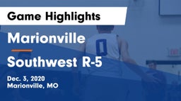 Marionville  vs Southwest R-5  Game Highlights - Dec. 3, 2020