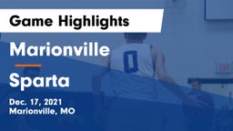 Marionville  vs Sparta  Game Highlights - Dec. 17, 2021