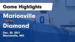 Marionville  vs Diamond  Game Highlights - Dec. 30, 2021