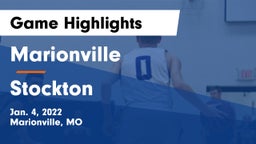 Marionville  vs Stockton  Game Highlights - Jan. 4, 2022